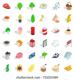 Active life icons set. Simple style of 36 active style vector icons for web isolated on white background