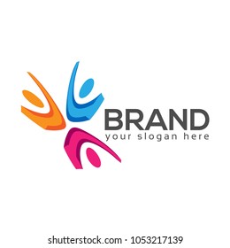 Active Life logo design, Vector Illustration