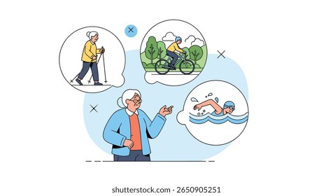 Active lifestyle choices for seniors enhancing health and well-being through exercise
