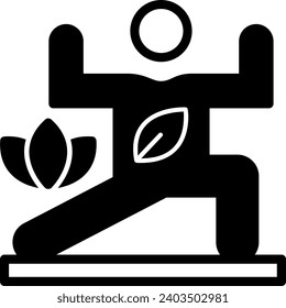 Active Lifestyle Vector Glyph Icon Design