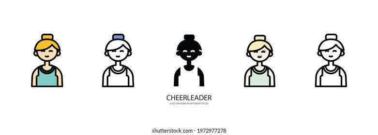 active lifestyle vector type icon