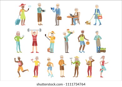 Active And Modern Old People