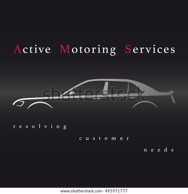 Active motoring services. Auto services logo.\
Check logo, vector logo\
template.
