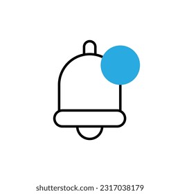 Active Notification Icon. Erinnerungssymbol.