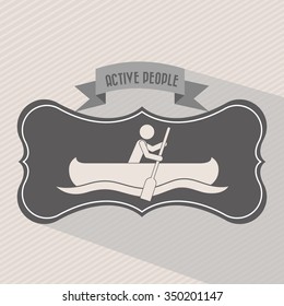 active people design, vector illustration eps10 graphic 