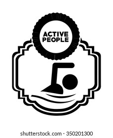 active people design, vector illustration eps10 graphic 