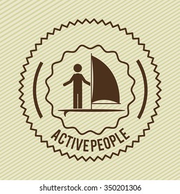 active people design, vector illustration eps10 graphic 