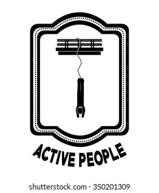 active people design, vector illustration eps10 graphic 
