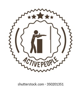 active people design, vector illustration eps10 graphic 