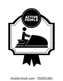 active people design, vector illustration eps10 graphic 