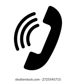 Active phone call icon symbol