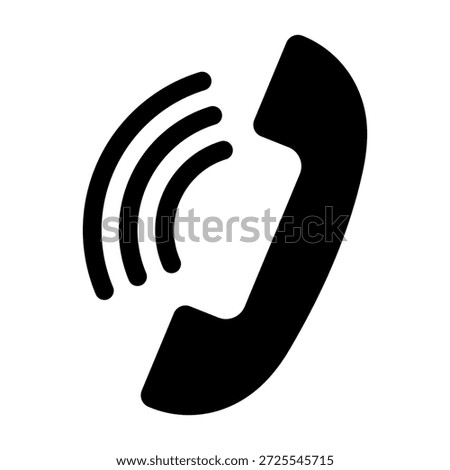 Active phone call icon symbol