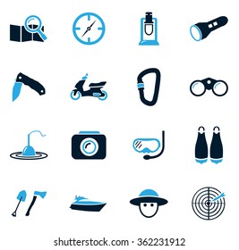 Active recreation symbol for web icons