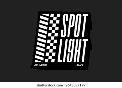 Active Running Lifestyle Club T-shirt Design Modern Sport Vector