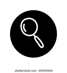 active search - Freehand Icon 