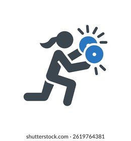 Active Sport Participation Icon Isolated On White Background