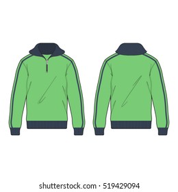 Active Track Sport Jacket Template