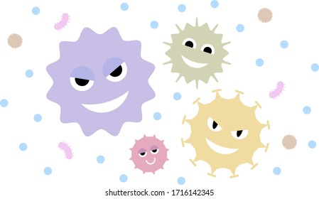 Active virus in the air