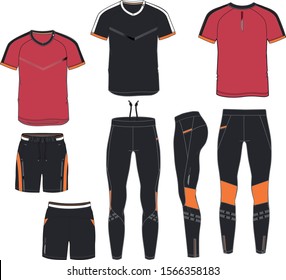 Active wear garment styles men