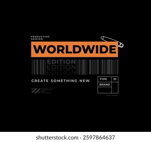 active wear typography for print t shirt
