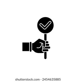 activism concept line icon. Simple element illustration. activism concept outline symbol design.