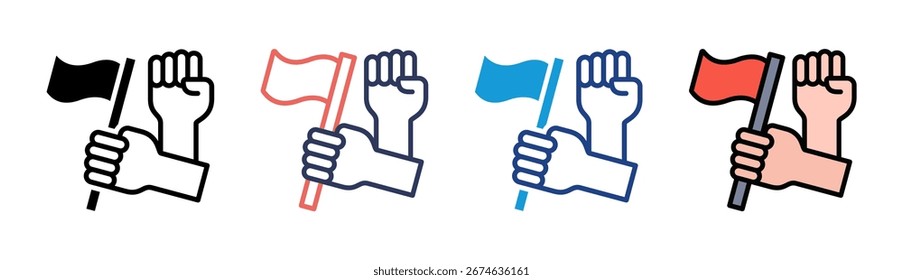 Activism Icon Set Multiple Style Collection