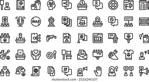 Colección de iconos vectoriales de alta calidad con trazo editable. Ideal para Profesional y Proyectos Creativos.
