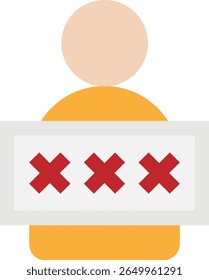Ilustração plana do vetor do ícone do Activism Tool Builder