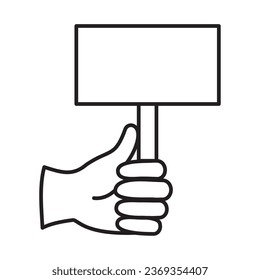 activist hand illustration vector isolated