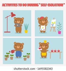 Activities during self-isolation. Covid-19 issue