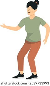 Actividades Ilustración de Personas de ancianos. Carácter de Vector plano