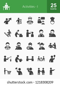 Activities Glyph Icons