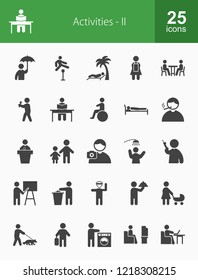 Activities Glyph Icons