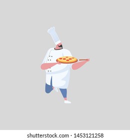Activities man chef in uniform. Professional restaurant worker. 