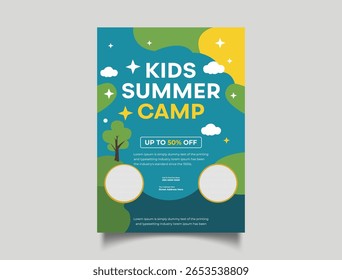 Activities for Summer Camp Brochure Template