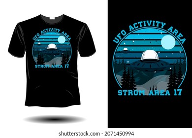 activity area storm area 17 mockup retro vintage design