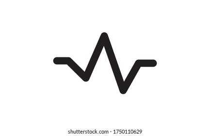 Activity beat, heart pulse icon. Signs and symbols can be used for web, logo, mobile app, UI, UX.