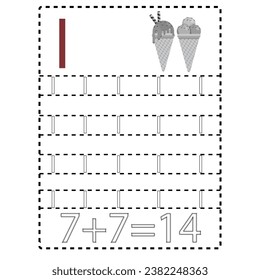 Activity Book For kids Vector