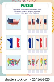 The activity of combining the parts of the picture