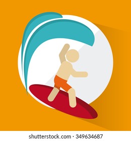 Activity concept with pictogram design, vector illustration 10 eps graphic.