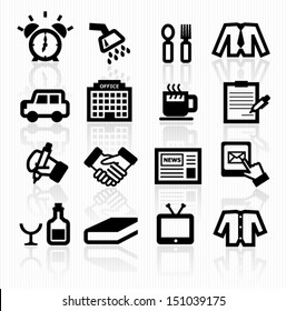 Activity in a day icon