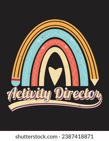 Activity director vector vintage design