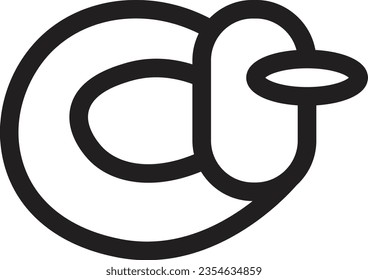 Activity Duck Ring Outline Icon