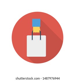 activity flat icon for bag