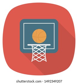 Activity Flat icon for Basketball
