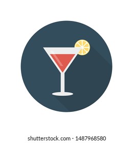 activity flat icon for cocktail