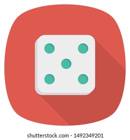 Activity Flat icon for Dice
