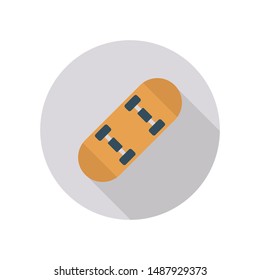 activity flat icon for skateboard