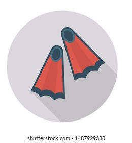 activity flat icon for swim