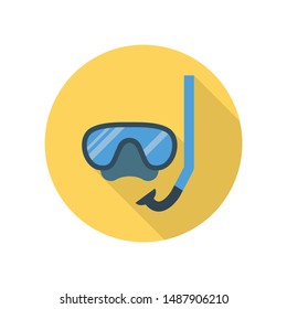 activity flat icon for swimming